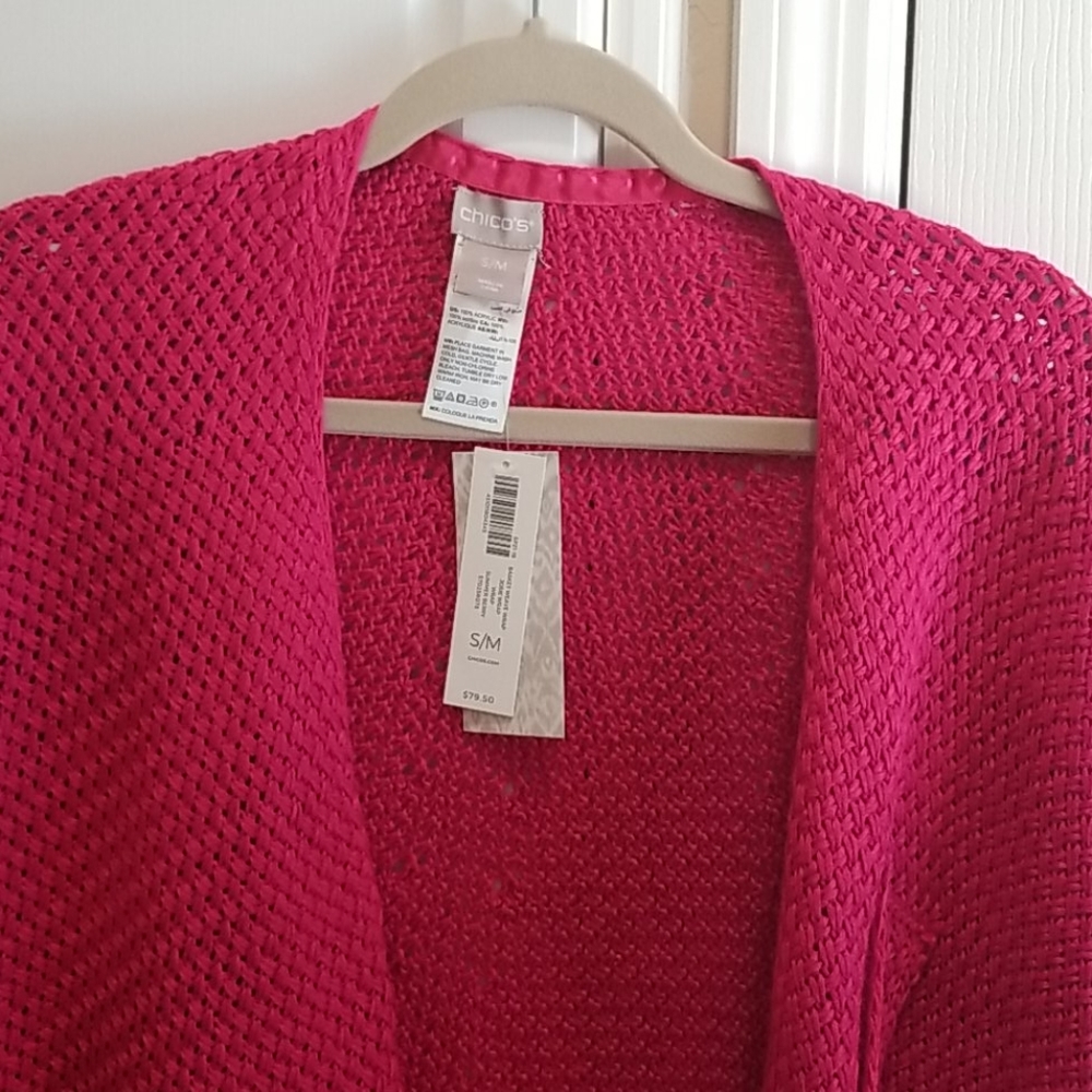 Chico's basket weave Josie wrap